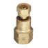 Thoroughbred CGA-200 Valve to CGA-510 Regulator Adaptor